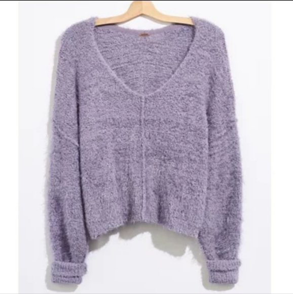 Free People Icing V Pullover Sweater - Picture 8 of 11